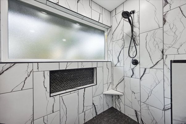 Bathroom, Interior, Marble Walls