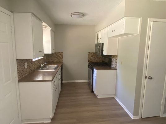 Interior, Kitchen, Wood Texture Flooring