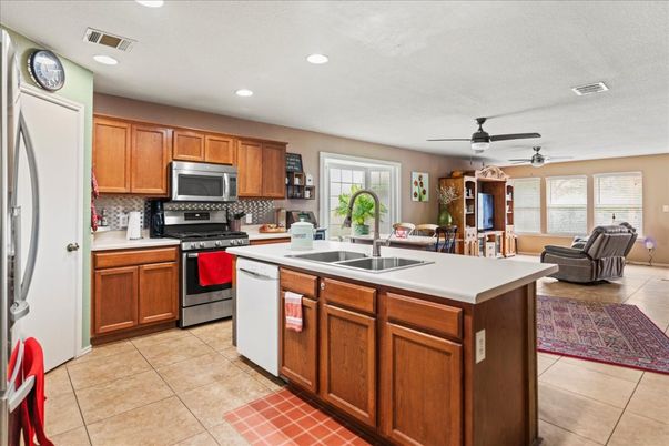 Interior, Kitchen, Living room, Recessed Lighting