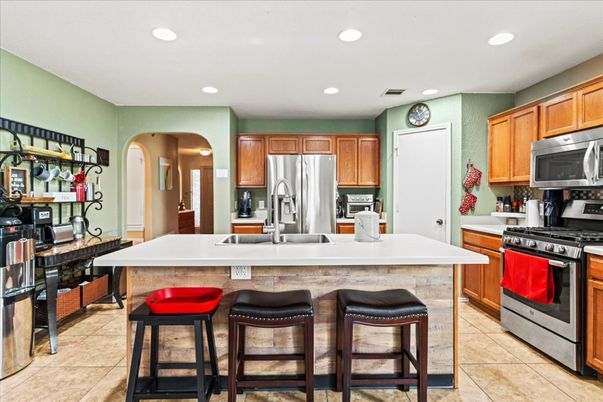 Interior, Kitchen, Recessed Lighting, Stainless Steel Appliances
