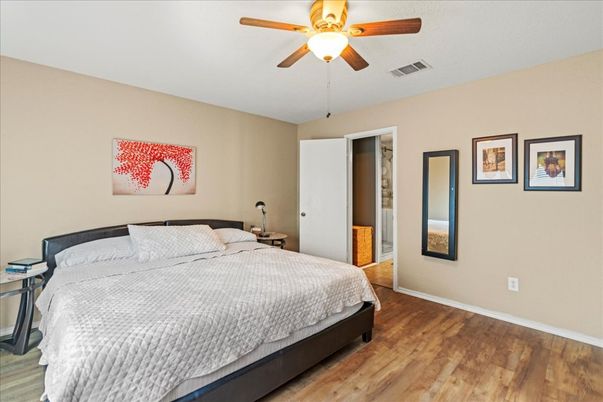 Bedroom, Interior, Wood Texture Flooring