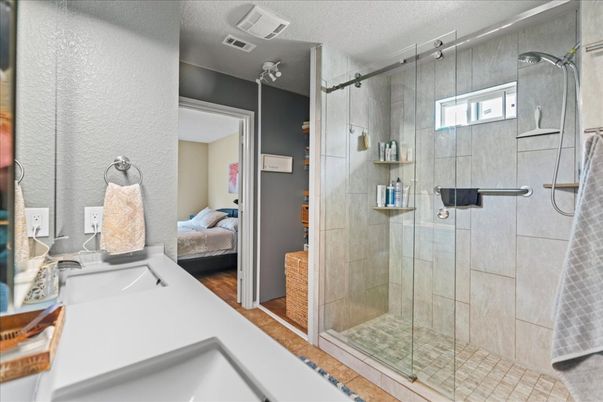 Bathroom, Bedroom, Glass Shower, Interior