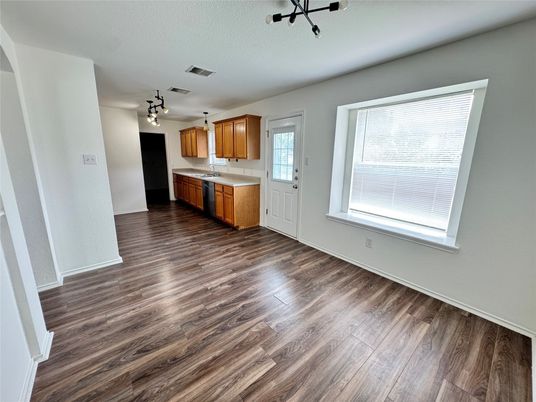 Interior, Kitchen, Wood Texture Flooring