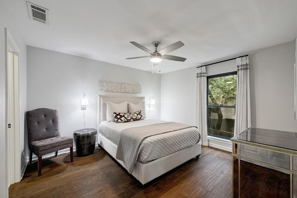 Bedroom, Interior, Wood Texture Flooring