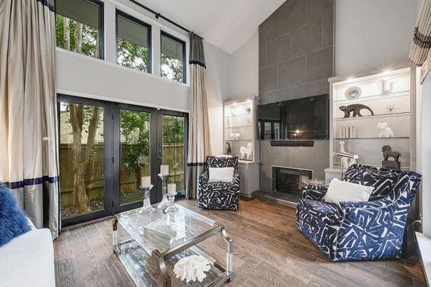 Fireplace, Interior, Living room, Wood Texture Flooring