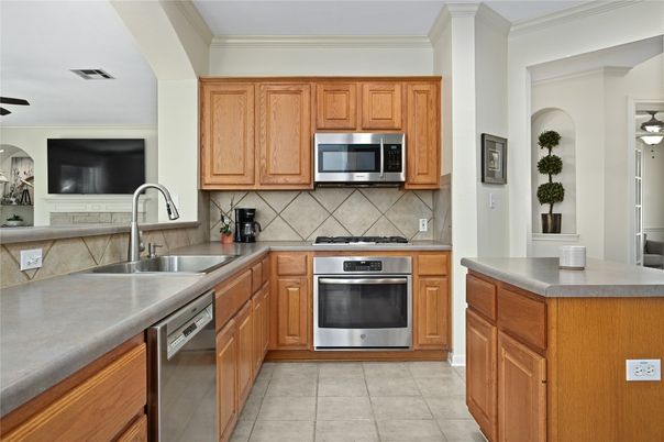 Interior, Kitchen, Stainless Steel Appliances