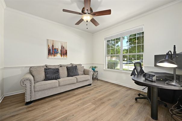 Home Office, Interior, Wood Texture Flooring