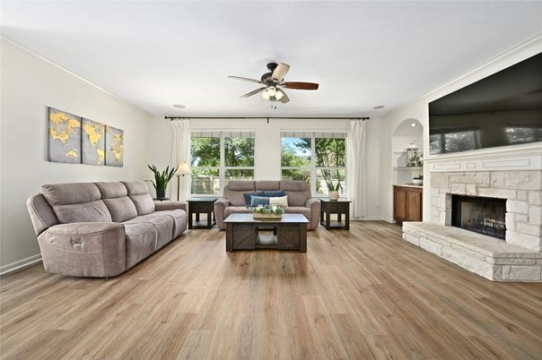Fireplace, Interior, Living room, Wood Texture Flooring