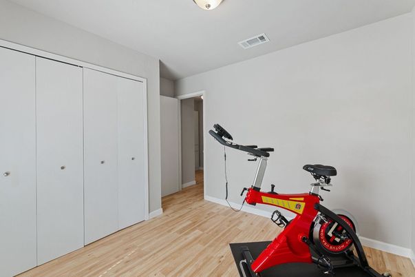 Fitness Equipment, Interior, Wood Texture Flooring