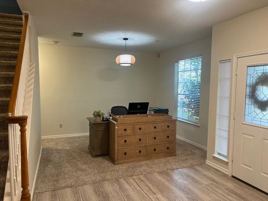 Interior, Pendant Lights, Wood Texture Flooring