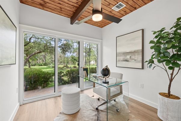 Home Office, Interior, Wooden Beams, Wooden Ceilings, Wood Texture Flooring