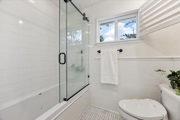 Bathroom, Glass Shower, Interior