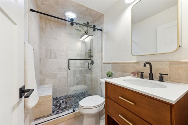 Bathroom, Glass Shower, Interior