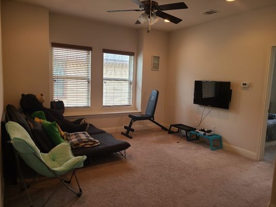 Fitness Equipment, Interior, Recessed Lighting