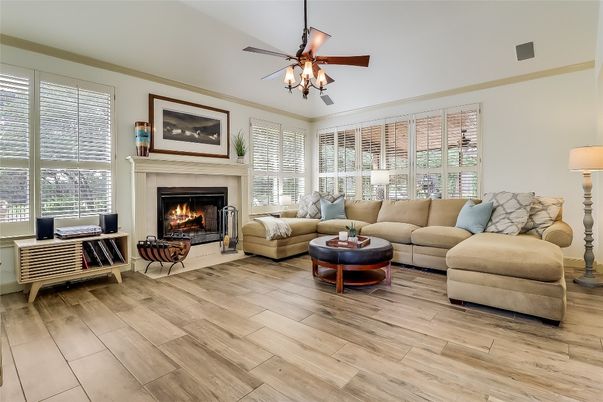 Fireplace, Interior, Living room, Wood Texture Flooring