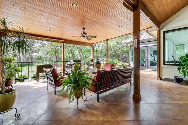 Exterior, Interior, Recessed Lighting, Wooden Ceilings