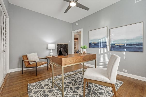 Home Office, Interior, Wood Texture Flooring