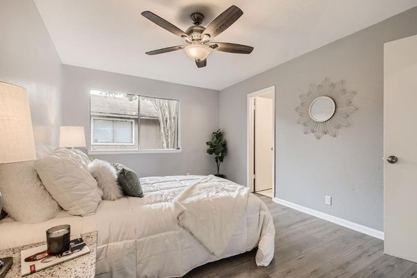 Bedroom, Interior, Wood Texture Flooring