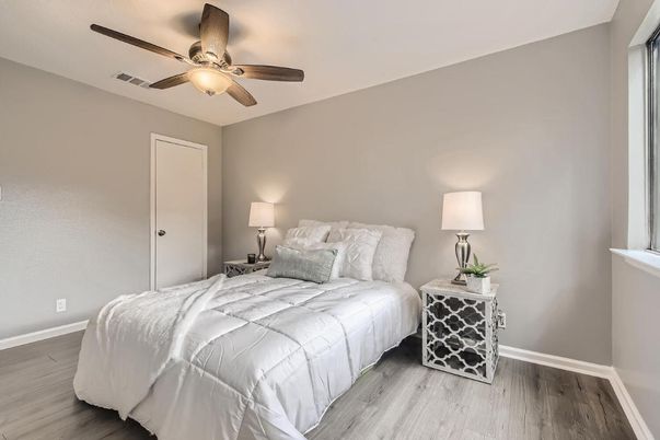 Bedroom, Interior, Wood Texture Flooring