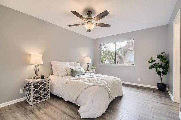 Bedroom, Interior, Wood Texture Flooring