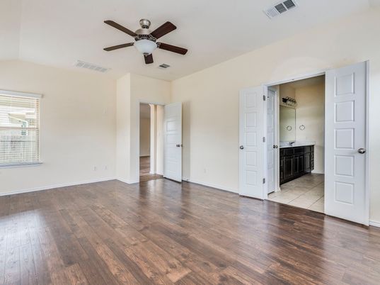 Bathroom, Empty room, Fireplace, Interior, Wood Texture Flooring