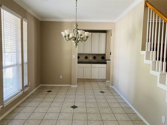 Chandelier, Empty room, Interior