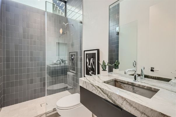 Bathroom, Glass Shower, Interior