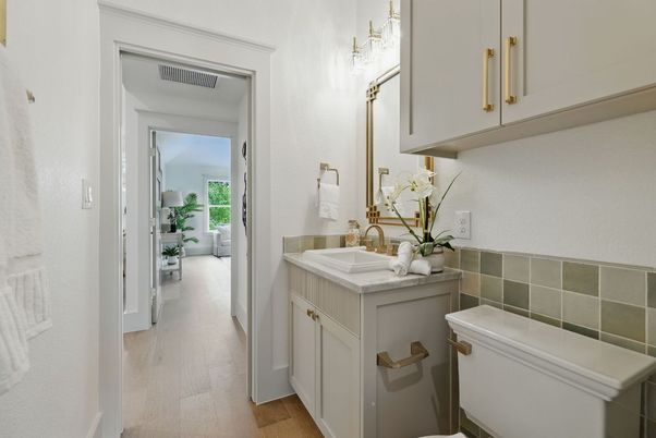 Bathroom, Interior, Wood Texture Flooring