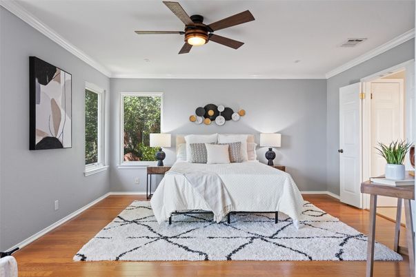 Bedroom, Interior, Wood Texture Flooring