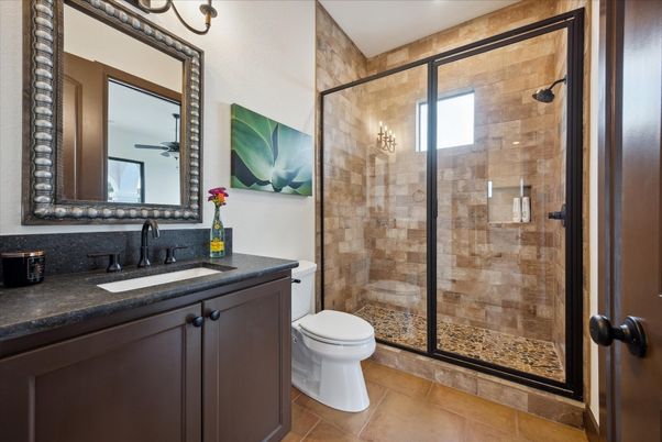 Bathroom, Glass Shower, Interior