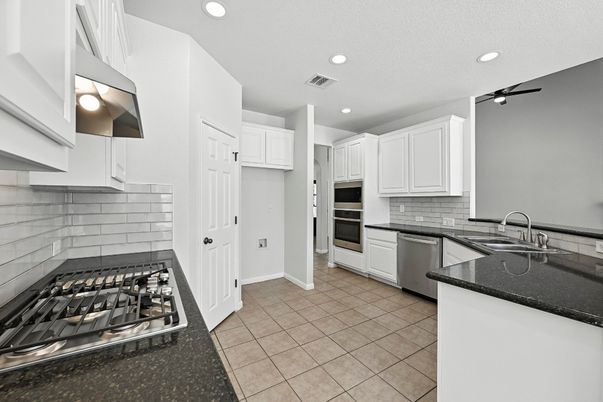 Interior, Kitchen, Recessed Lighting, Stainless Steel Appliances