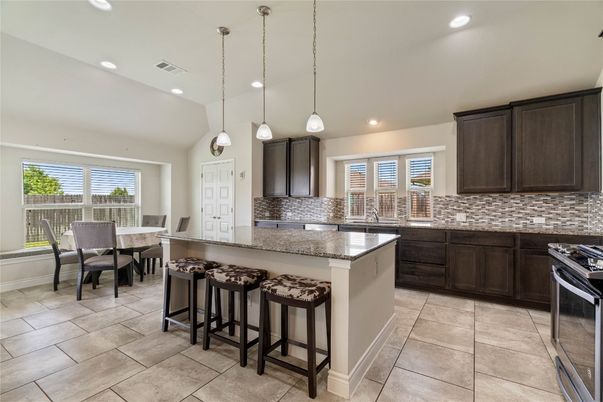 Dining room, Interior, Kitchen, Pendant Lights, Recessed Lighting