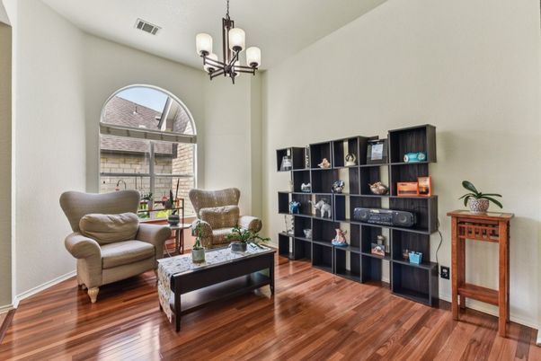 Chandelier, Interior, Living room, Pendant Lights, Wood Texture Flooring
