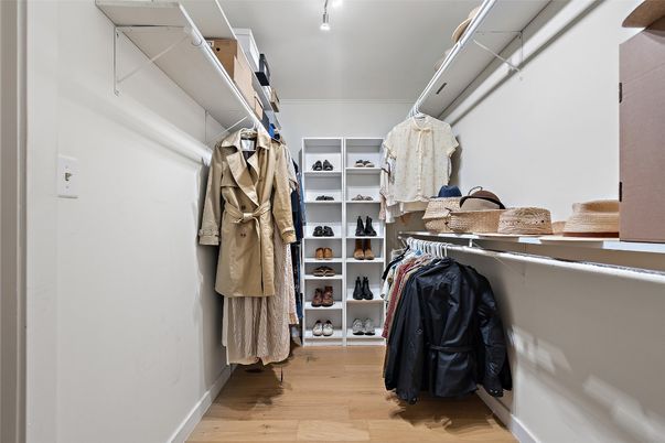 Interior, Walk-in Closets, Wood Texture Flooring