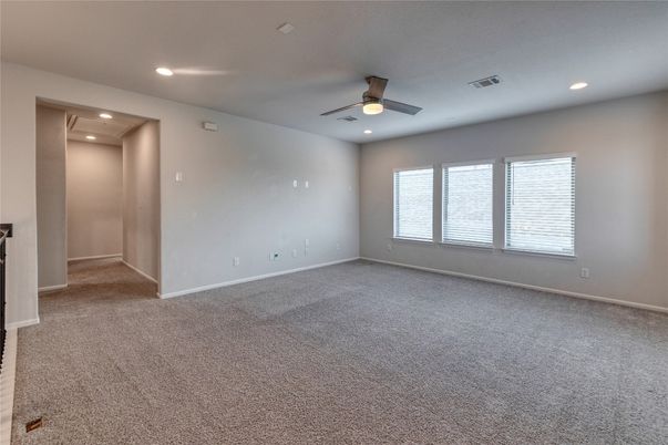 Empty room, Interior, Recessed Lighting