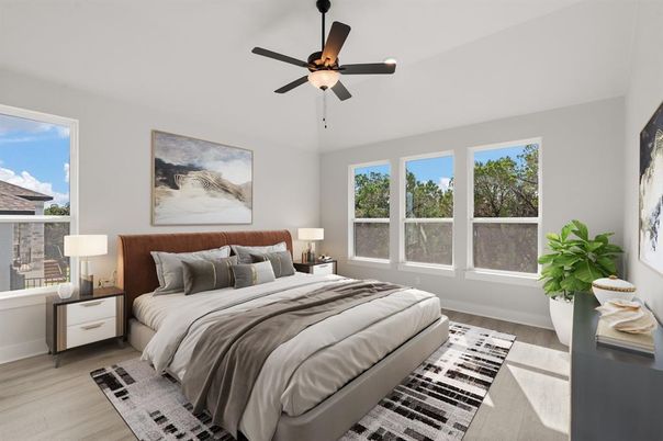 Bedroom, Interior, Wood Texture Flooring