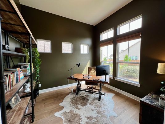 Home Office, Interior, Wood Texture Flooring