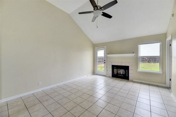 Empty room, Fireplace, Interior