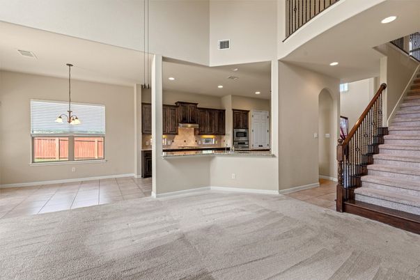 Chandelier, Interior, Kitchen, Pendant Lights, Recessed Lighting, Stainless Steel Appliances
