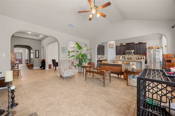 Interior, Kitchen, Living room, Recessed Lighting