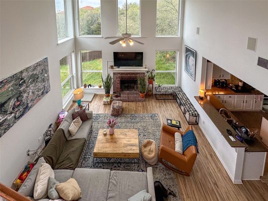 Fireplace, Interior, Living room, Wood Texture Flooring