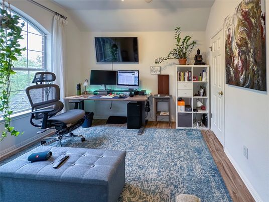 Home Office, Interior, Wood Texture Flooring
