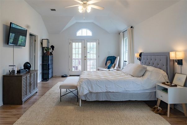 Bedroom, Interior, Wood Texture Flooring