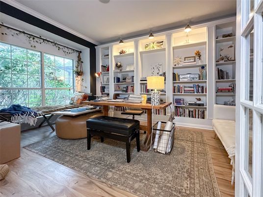 Home Office, Interior, Wood Texture Flooring