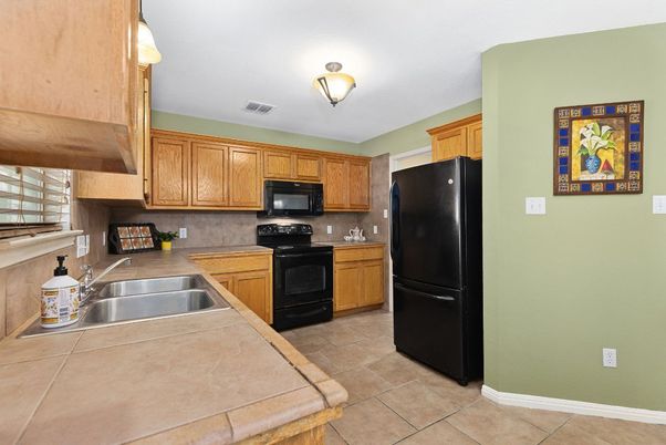 Interior, Kitchen, Tile Countertops