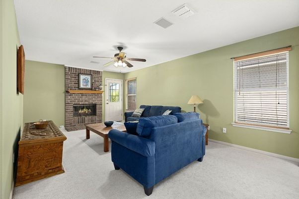 Fireplace, Interior, Living room, Stone Walls