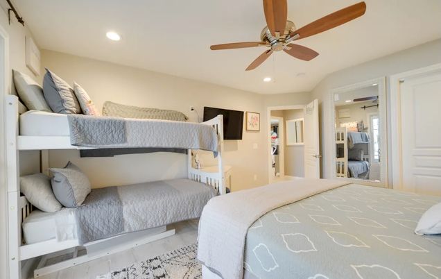 Bedroom, Interior, Recessed Lighting