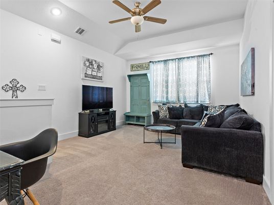 Interior, Living room, Recessed Lighting