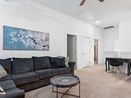 Interior, Living room, Recessed Lighting