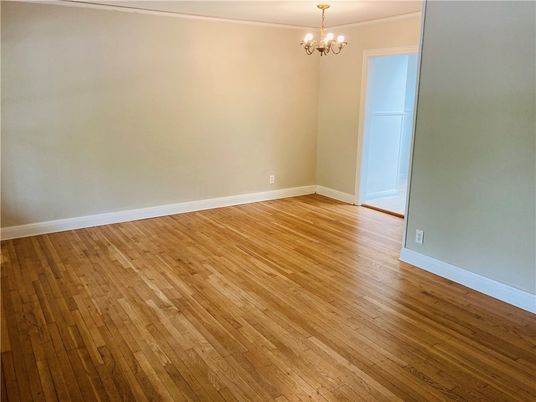 Chandelier, Empty room, Interior, Wood Texture Flooring